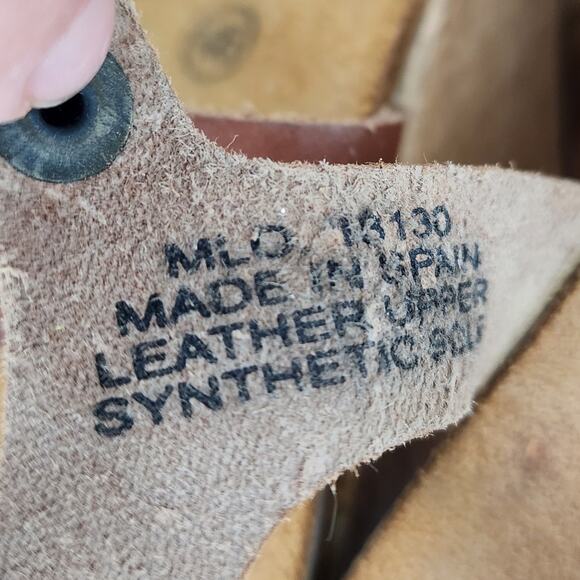 BioStep Floral Platform Wedge Heels Leather Suede Size 9.5 - Picture 6 of 10